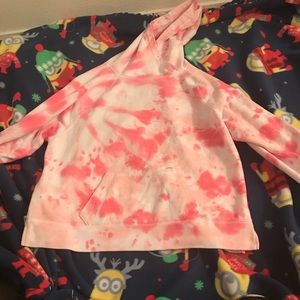 Vs pink pink tie dye sweatshirt worn a few times